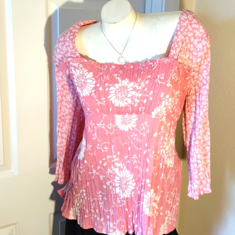 Art & Soul Crinkled Blouse